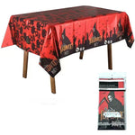 1Pcs Halloween Skeleton Pumpkin Spider Tablecloth Halloween Ghost Festival Day of The Dead Prank Party Carnival Party Decoration