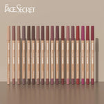 6pcs Face Secret Lip Liner Pencil Set,Ultra-Fine,Smooth Long Lasting Waterproof Matte Velvet,Brown Mixed Color