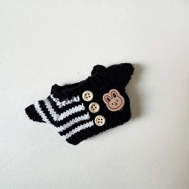 17cm Toy Doll Clothes for Labalbu Accessories Luxury Backpack New Original Clothing for Labbubu Sweater Outfit Mini Cute Bag Hat