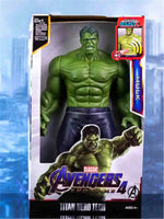 Action Toy 30cm Marvel Avengers Toy Thanos Hulk Spiderman Iron Man Captain America Thor Black Panther With Sound And Light