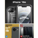 SUPCASE For iPhone 16e Case 6.1" (2025) UB Pro Military-Grade Protection Full Body Phone Case with Built-in Screen Protector