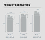 Tyeso Stainless Steel Sports Water Bottle Insulated Leak-Proof Portable Fitness Flask for Outdoor Workouts Travel Vacuum Flasks