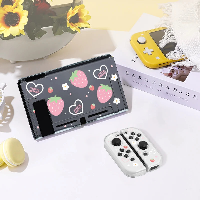 Switch Protector Case for Nintendo Switch OLED, NS Game Accessories,Handheld Separable Shell for NS Joycon, Switch Cover