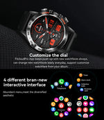 K52 Smart Watch Men 1.39inch IPS Screen Bluetooth Call Custom Dial Heart Rate Health Monitoring Outdoor Sport Smartwatch