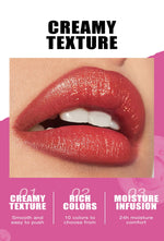 Diamond Pearlescent Lipstick Waterproof Long Lasting Non-stick Cup Matte Velvet Shiny Lipsticks Red Sexy Lips Makeup Cosmetics