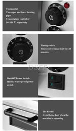 Commercial Double-Layer Kitchen Utensils, Pizza Bread Baking Machine, Household Electric Oven Machine