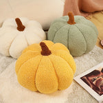 3D Fluffy Pumpkin Plush Pillow,for Halloween Home Decor, Birthday Party Favors & Cozy Home Accents, Pumpkin Decorations