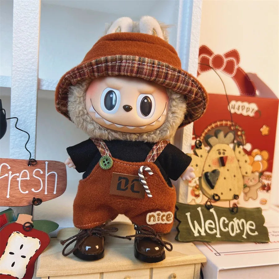 Doll Clothes Outfit Accessories For 17cm Labubu V2 V1 Doll's Clothing  Different styles Cosplay dress Kid Toy Gift