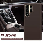 LANGSIDI Luxury Nappa Leather Magnetic Phone Case for Samsung s24 ultra Galaxy s23 ultra s24 plus for Magsafe fundas Back Cover