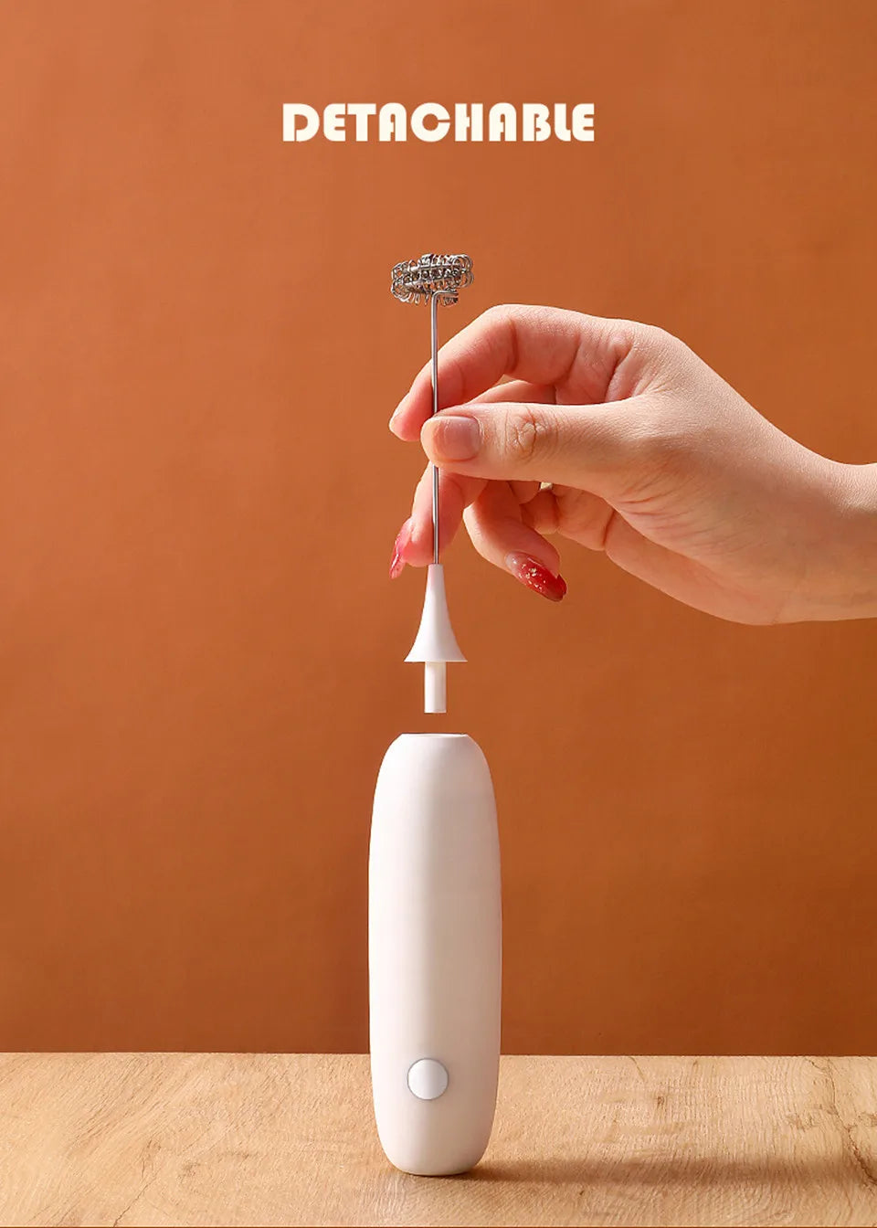 Milk Frother Handheld Cappuccino Maker Coffee Foamer Egg Beater Chocolate Stirrer Mini Portable Food Blender Kitchen Whisk Tool