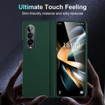 For Samsung Galaxy Z Fold 4 5 6 7 Case Ultimate Touch Feeling PC Bracket Folding Anti-fall Full Protection Cover For Z Fold4 5