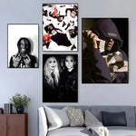 O-OsamaSon Stil Slime RAPPER Poster HD home decor sticky wall waterproof home living room bar aesthetic decor