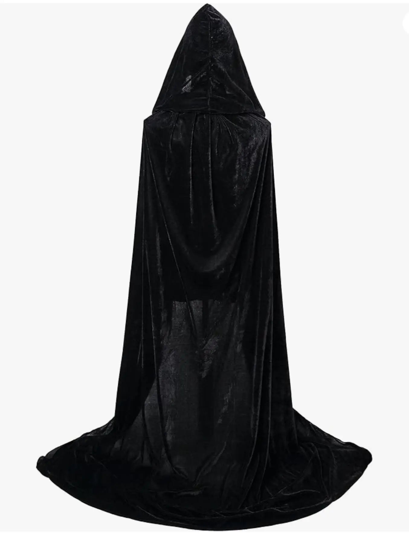 Christmas  Grim Reaper Cloak Velvet long Hooded Unisex cape for  Devil Witch Wizard Halloween Christmas Cosplay cloak