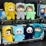 In Stock Genuine Eaki Jujutsu Kaisen Season 2 Cat Park Party Gojo Satoru Blind Box Plush Doll Bag Pendant Model Collection