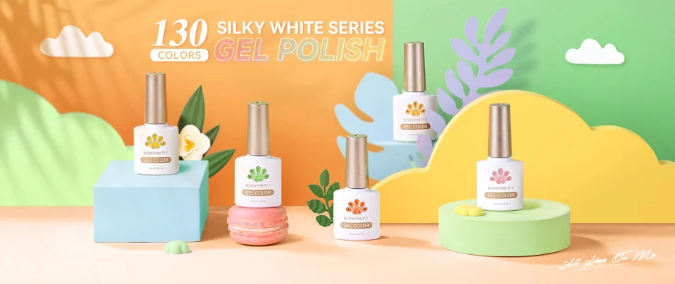 BORN PRETTY 30ml Glitter Pink Hard Jelly Nail Extension Gel Nail Polish Milky White Clear Color Soak Off UV Construction Gel