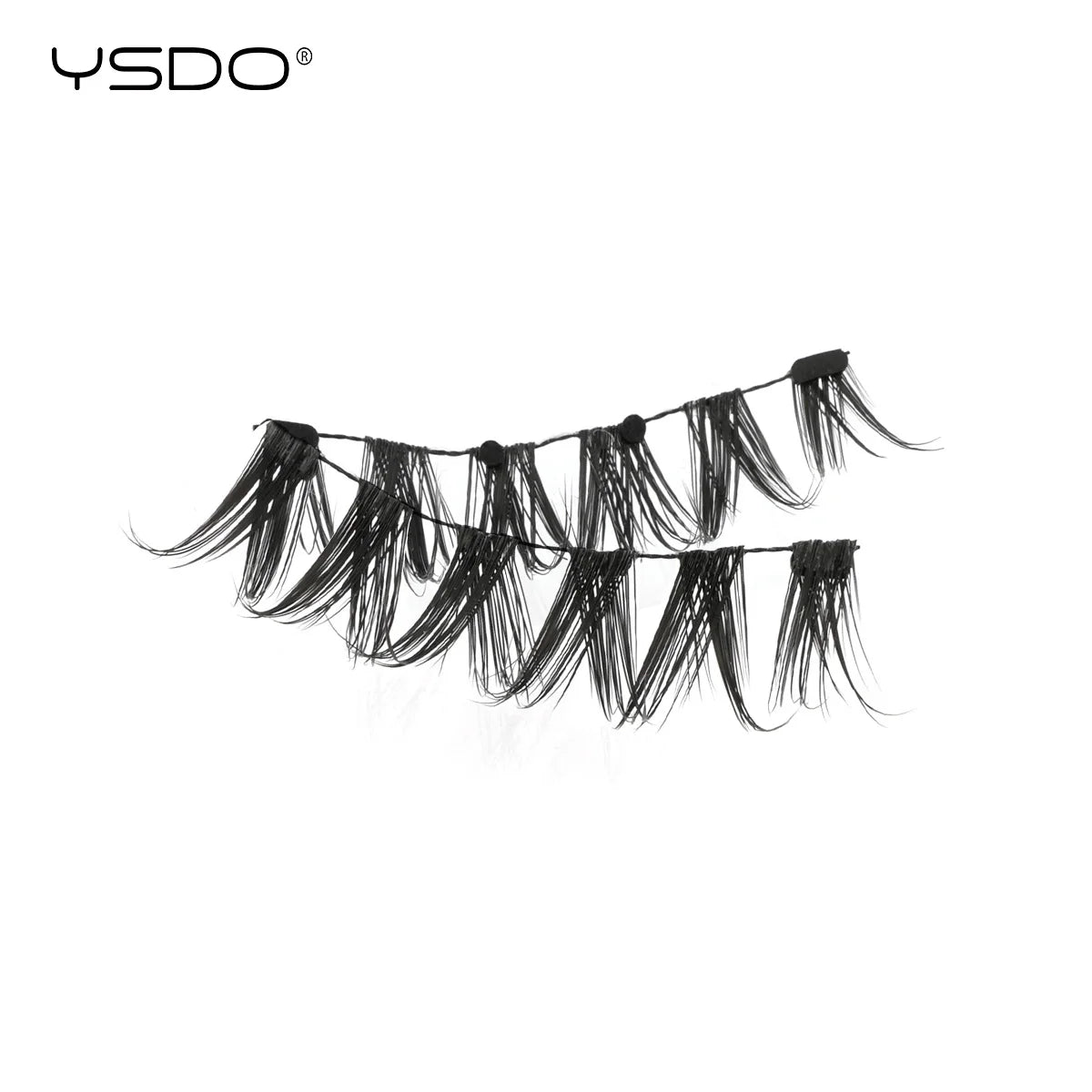 YSDO Magnetic Eyelashes Reusable Winged Magnetic 3D Mink lashes Long-Lasting No Glue Needed False Eyelashes with Tweezer Makeup
