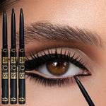 3PCS/9PCS Long-Lasting Waterproof Black Eyeliner Pencil -Smudge-Proof Sweat-Resistant for Bold Eye Makeup, ldeal Gift