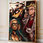 Hot Cool Anime G-Gachiakuta Poster Modern Waterproof HD Wall Art Decal Self-Adhesive Aesthetic Decor For Home Living Room Bedroo