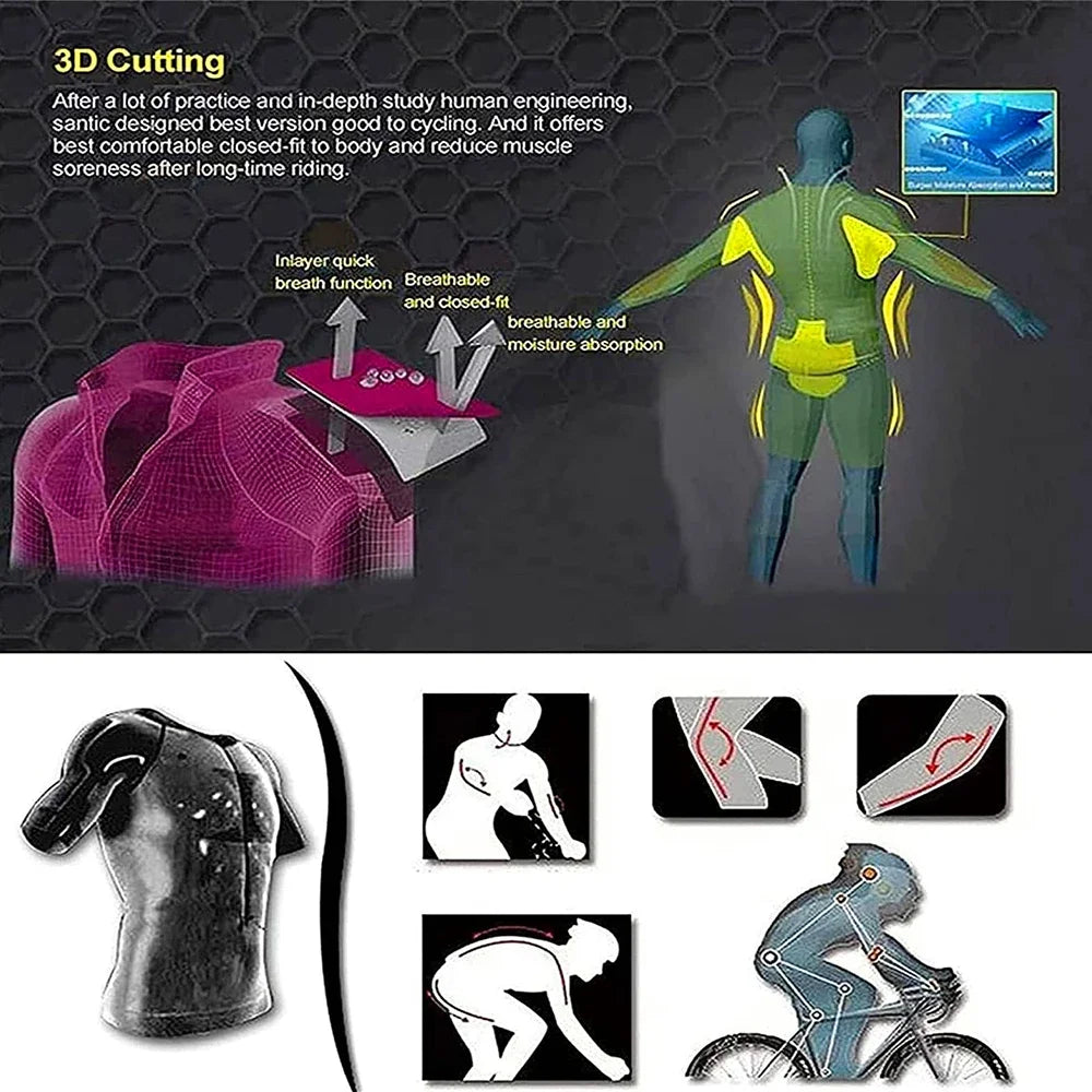 Red Bull Bicycle Clothing Jersey Cycling Uniforms for Men Jacket Team Set Bike Man Sports Bicycles Men's Cycling Suit Road Bikes