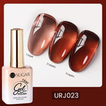 UR SUGAR 15ml Blood Red Jelly Gel Nail Polish Translucent Color Crystal Nude Gel Nail Art Varnish For Fall Winter Manicure