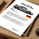 Porsche Cars Poster Self-adhesive Art Waterproof Paper Sticker Coffee House Bar Room Wall Decor