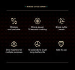 250ml Garlic Masher Crusher Electric Kitchen Food Chopper USB Portable Meat Grinder Vegetable Chopper for Kitchen Gadgets