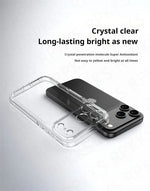 Luxury Hybrid Transparent Shockproof Phone Case For iPhone 17 Pro Max 17 Air 17Pro Max Clear Hard Acrylic Protective Back Cover