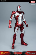 Fondjoy Marvel Iron Man MK1 Assemble Toy ABS Material First Generation Iron Man 1/12 Action Figures Toy Birthday Gifts for Boys