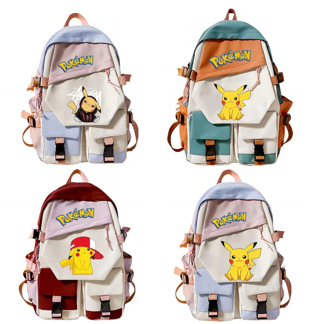 Pokémon Backpack for Kids & Teens – Large Capacity School & Travel Laptop Bag