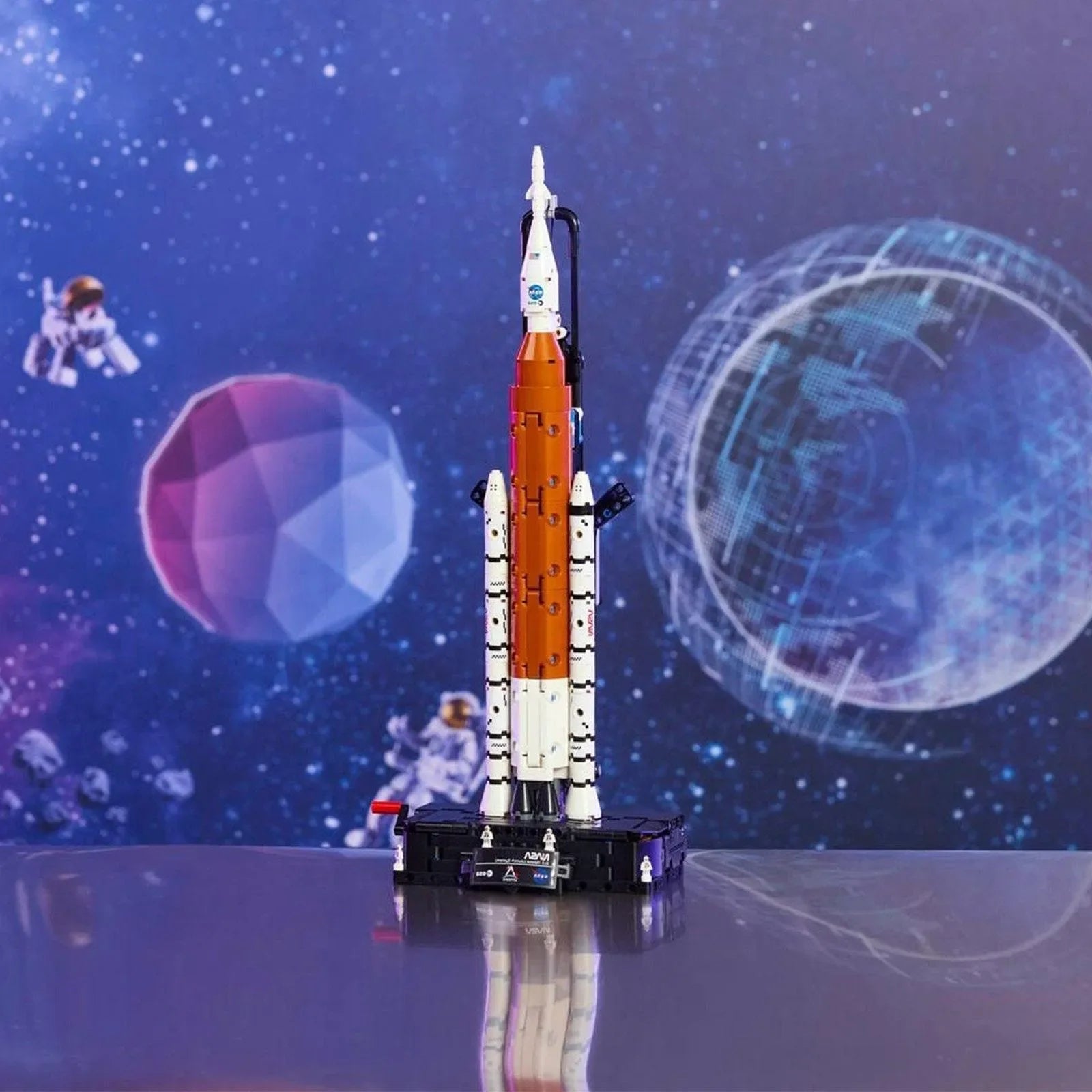 632 pieces High Tech Artemis II Space Launch System Rocket Building Blocks Assemble Bricks Toy Gift For Children Kids
