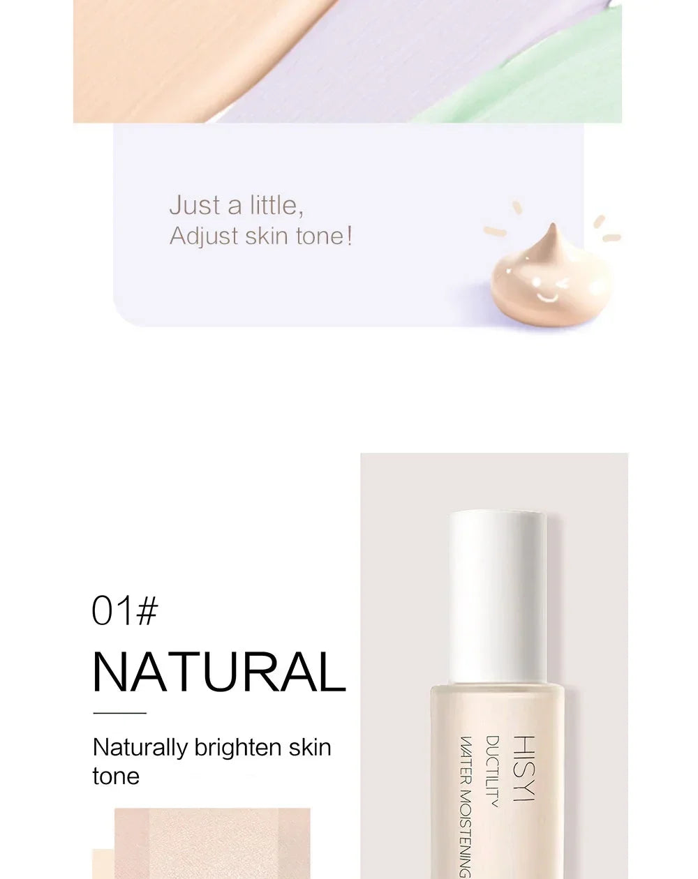 Makeup Primer Isolation Cream Moisturizing Modification Natural Even Skin Tone Long-lasting Concealer Refreshing and Docile