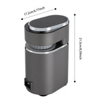 150ml Mini Coffee Machine 600W Portable Grey Travel Espresso Maker 15 bar 85-95℃ Coffee Latte Machine with touch screen panel