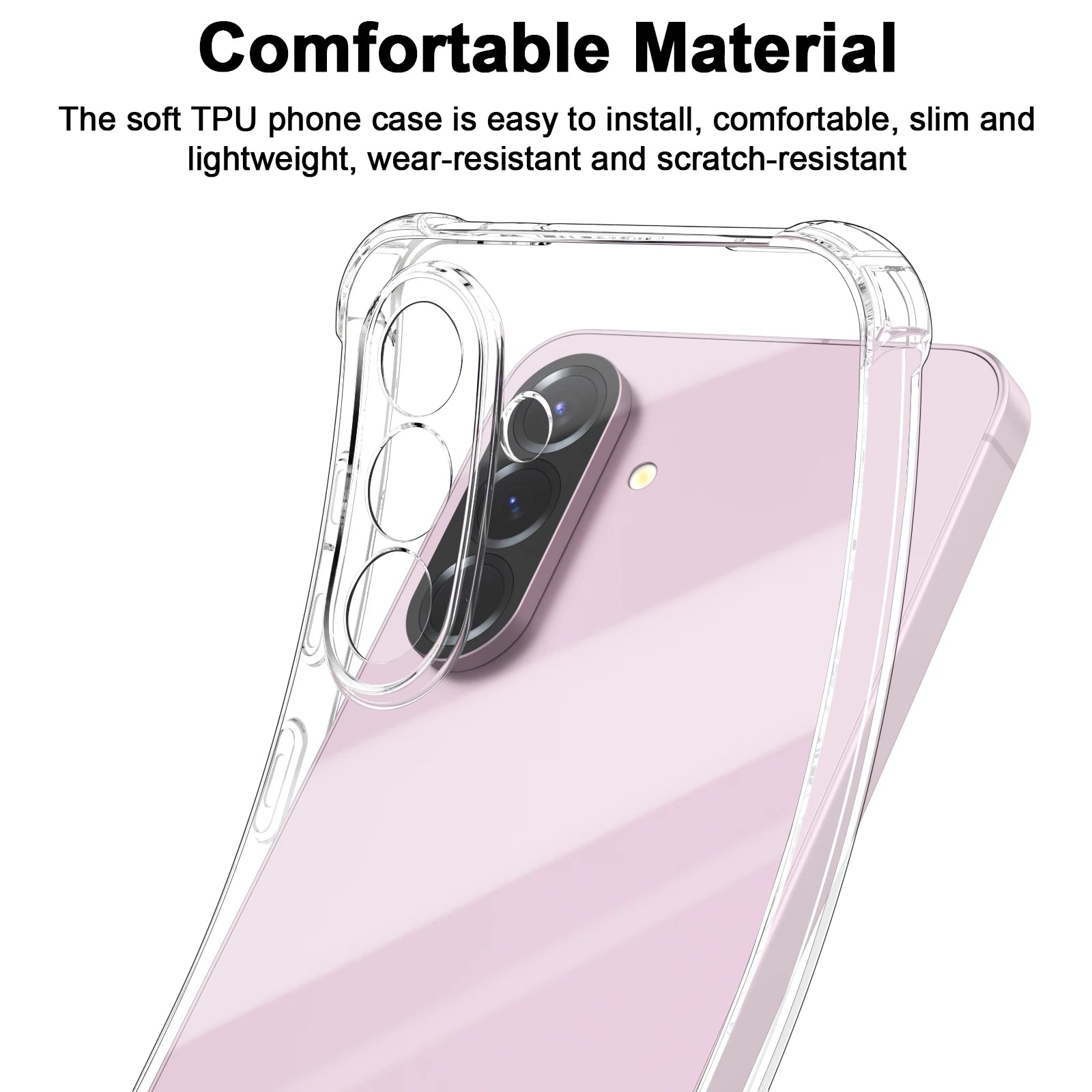 Transparent Phone Case For Samsung Galaxy A56 5G Shockproof Protective Cover For Samsung Galaxy A56 5G Shell Fundas