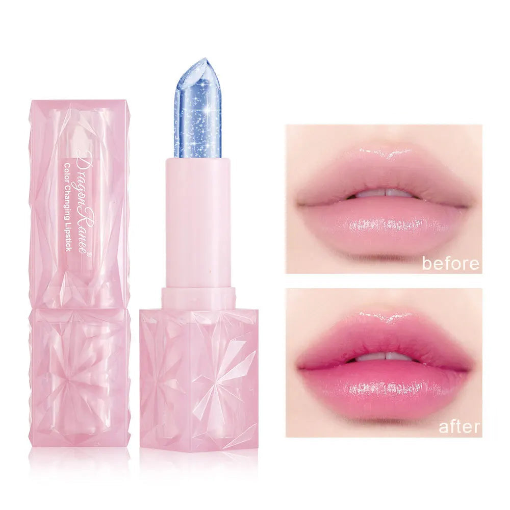 Crystal Jelly Lipstick Long Lasting Nutritious Lip Balm Lip Moisturizer Temperature Color Change Lip Stick Transparent Lip Stain