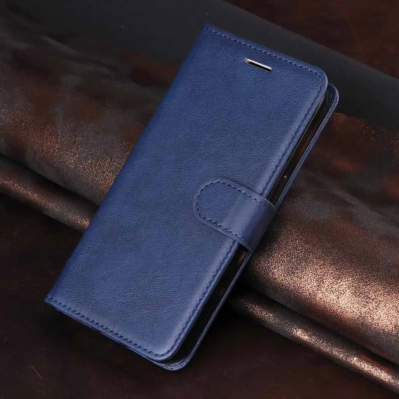 Leather Case For Samsung Galaxy A3 A5 A7 A6 Plus A8 A9 J2 Pro J3 J4 Prime J6 J5 J7 J8 2018 2016 2017 Flip Wallet Phone Cover
