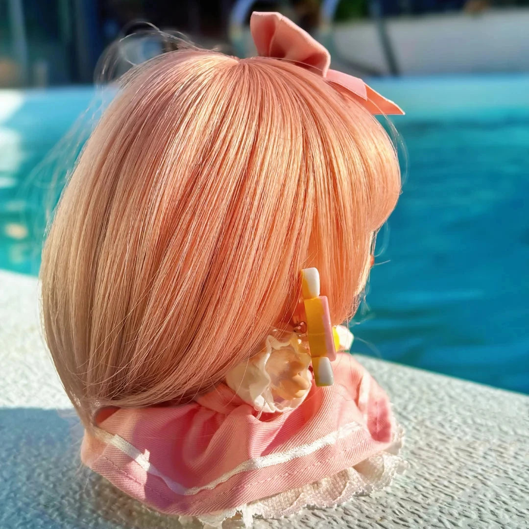 Short Hair Wig For Labubu V3 V2 V1 For 1/3 BJD Dolls Fisherman Hair Bobo hair Wig for Labubu Doll's Accessories