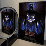 1oc Batmans Movie Poster Self-adhesive Art Waterproof Paper Sticker Coffee House Bar Room Wall Decor