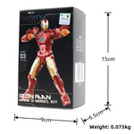 Marvel figure Splicing toys iron man MK1 MK2 MK3 MK4 MK5 MK6 MK7 Action figure model Birthday gift for children
