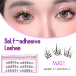 Yelix large capacity Self-Adhesive Eyelashes No Glue Fake Lashes Extensions Reusable for Makeup Soft Mink Eyelashes