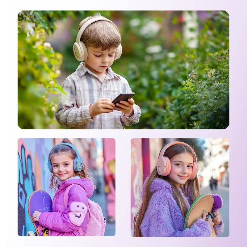 Disney Stitch P2961 Headphones Bluetooth Gaming Sport Over Ear Headset Noise Reduction Surround Sound Wireless Child Earphones