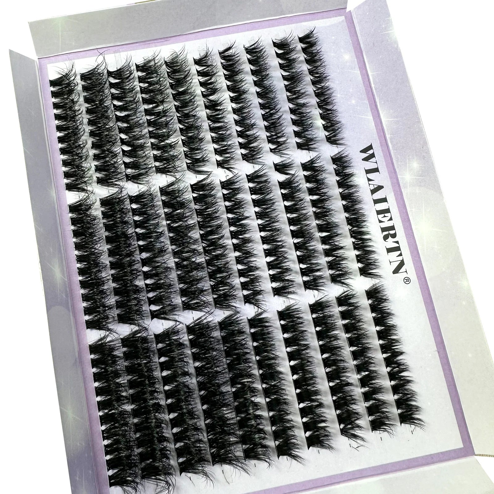 300/120PCS 5D Fluffy Cluster Lashes 30D-100D Natural Thick Eyelash Clusters Individual Lashes DIY Eyelashes Extension Makeup