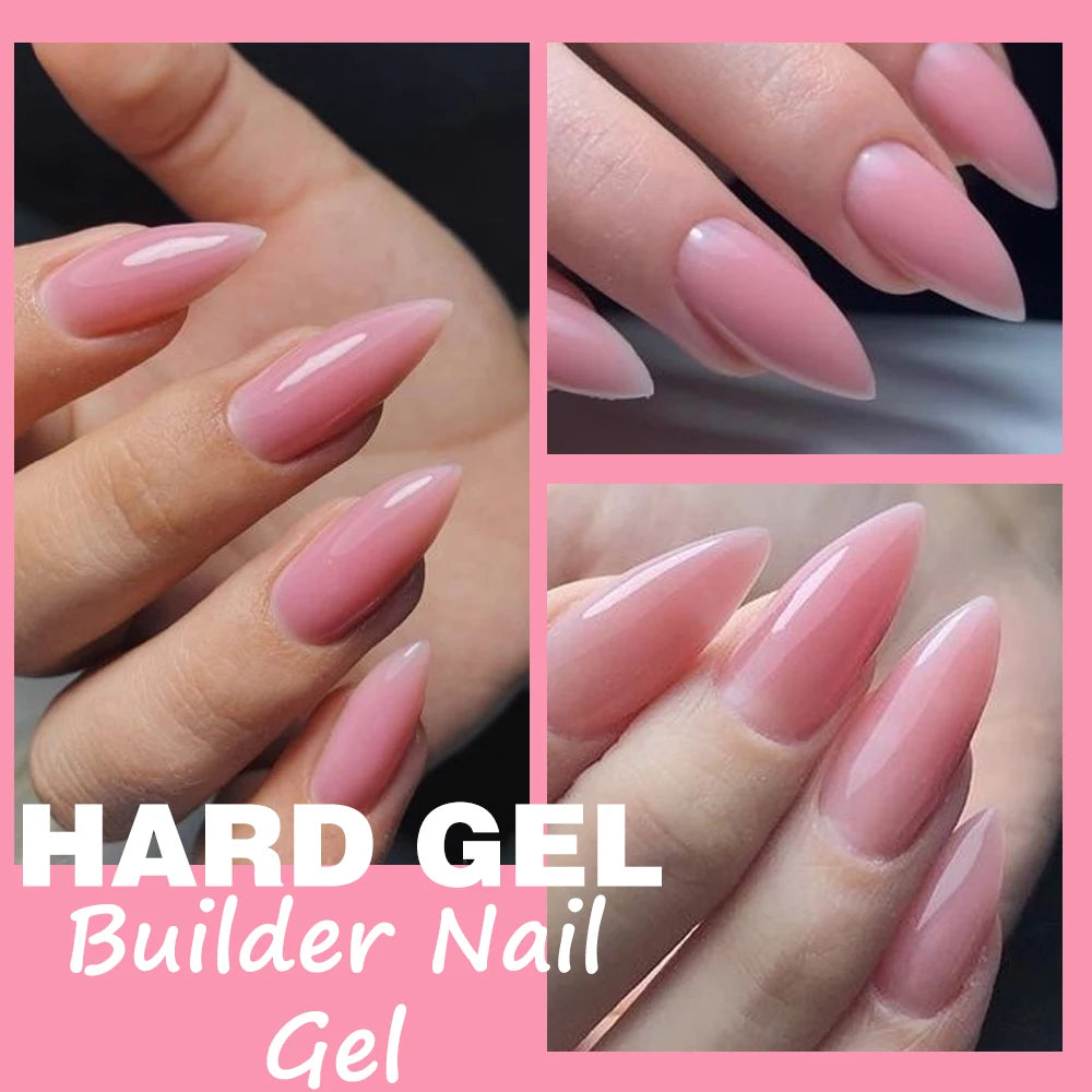 KODIES GEL Acrylic Builder Nail Gel for Extension 30g Blush Pink Soft Hard Construction Gel Semi Permanent UV Manicure Nail Art