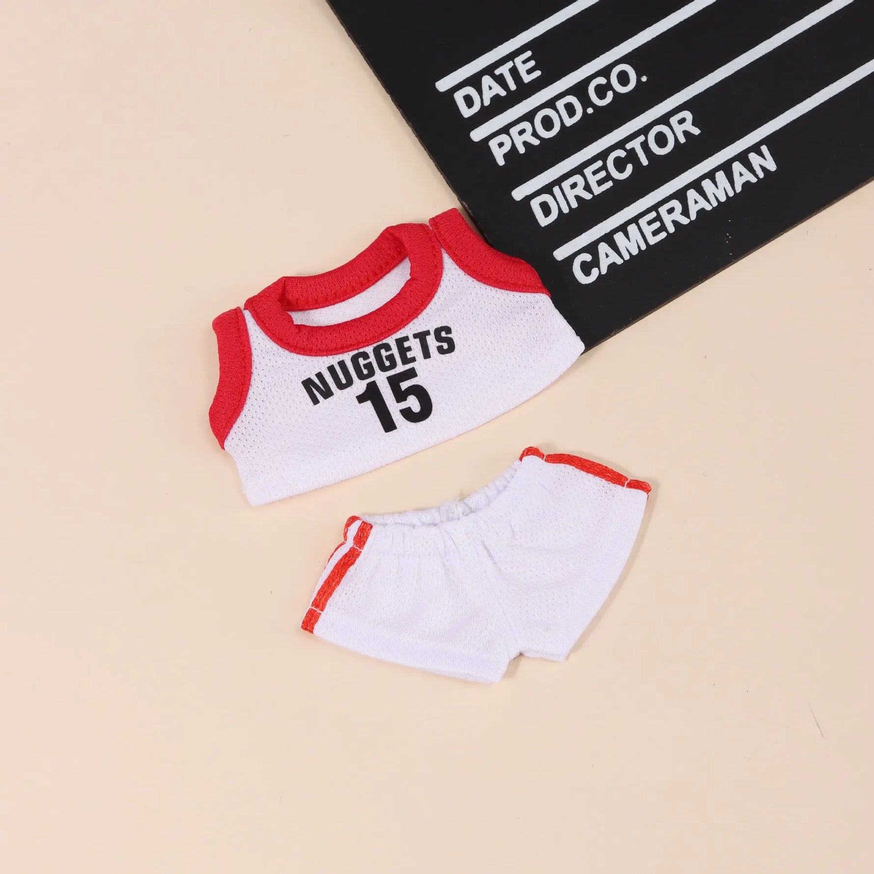 Labubu Only Selling Clothes 17cm First Second Generation Labubu Basketball Clothes Cute Doll Decoration Handmade Doll Clothes