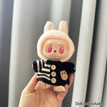 For 15-17 cm V1v2 Labubu Clothes Outfit Labubu Sitting Party Bear Label Scarf Hat Bag Dolls Accessories Cute Decoration Sweater