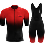 Short Sleeve Road Bike & MTB Racing Kit, Breathable Summer Bicycle Clothing with Bib Shorts