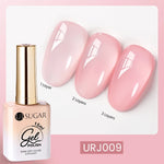 UR SUGAR 15ml Blood Red Jelly Gel Nail Polish Translucent Color Crystal Nude Gel Nail Art Varnish For Fall Winter Manicure