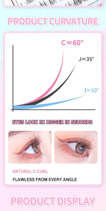 Upgraded Sunflower False Eyelashes No Glue Fake Lashes  Natural Reusable Band-Free Lashes Manga Lash Makeup Korean
