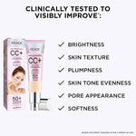 1/2/3pcs CC Cream Foundation Waterproof Brighten Moisturizing Foundation Concealer Oil-Control Sunscreen Spf 50 Makeup Product