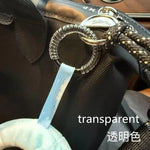 Labubu Anti Drop Buckle Silicone Rope Keychain Protection Ring Colorful Winding Fixed Anti Drop Labubu Accessories