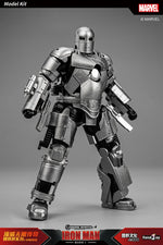 Fondjoy Marvel Iron Man MK1 Assemble Toy ABS Material First Generation Iron Man 1/12 Action Figures Toy Birthday Gifts for Boys